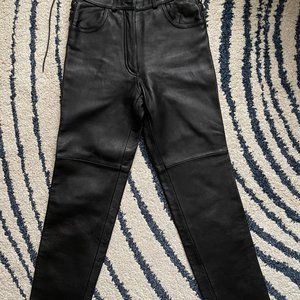 Leather Pants Women's size 8 / Tall